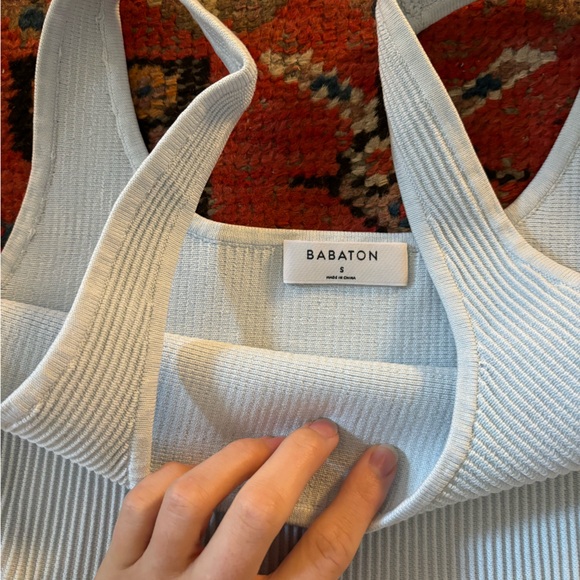 ARITZIA Babaton light blue crop top - Picture 2 of 3